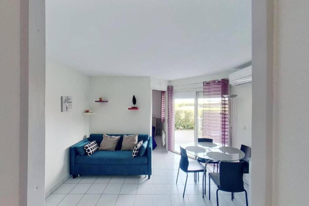 Les Goelettes - Appartement En Rdc Avec Acces Direct A La Plage Saint-Cyprien  Eksteriør bilde